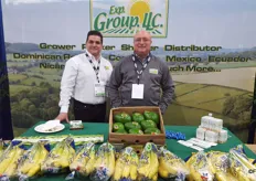 Omar Duarte (left) and Emil Serafino (right) of Exp. Group. Most of the products they carry (including the bananas in the previous photo) are year-round, with the exception of the large avocados from the Dominican Republic which are available for 9 months between July and April.